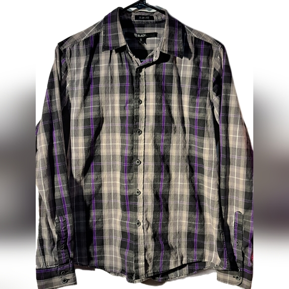 See New Listing Men's Size Small CJ Black Rue 21 Slim Fit Long Sleeve Shirt - Picture 5 of 13